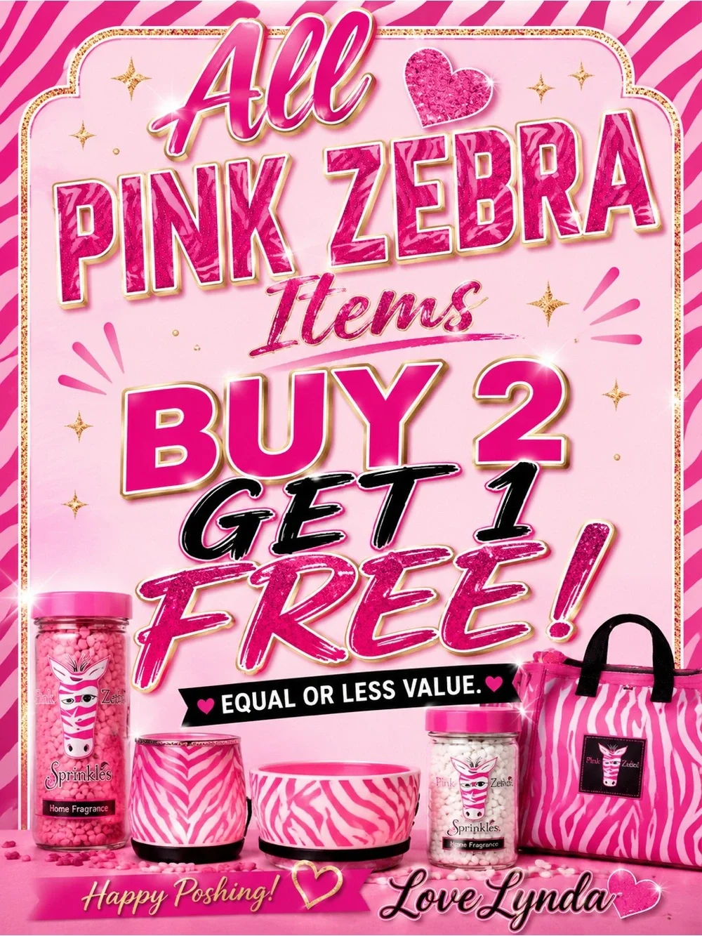 Pink Zebra Pink Zebra-Print Bath & Body Set